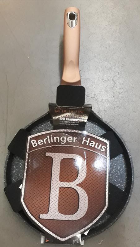 Berlinger Haus Rose Gold bev. palacsintasütő, 25 cm, indukciós, BH-1523N, 345294