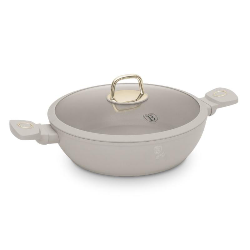 Berlinger Haus SAHARA bevonatos mély szeletsütő+fedő 28cm 2 fülű indukciós, BH-8068