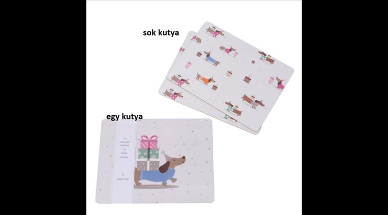 B.G.2051921 Parafa tányéralátét 2db-os szett, 40x30cm, tacsis, Trilly