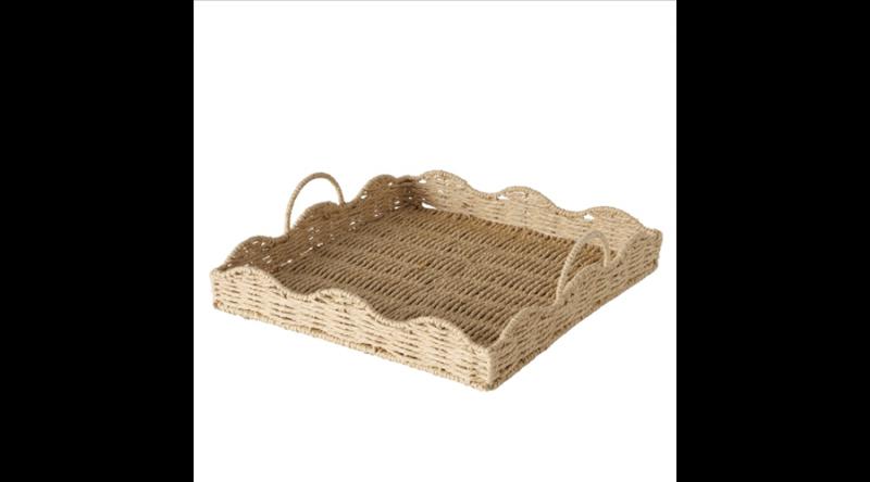 B.G.2055389 Fonott tálca, 36x36x10,3cm, Pagos