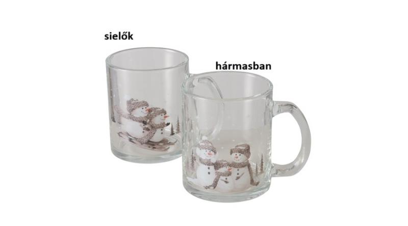 B.G.2061000 Üvegbögre 320ml, hóemberes, Frosty