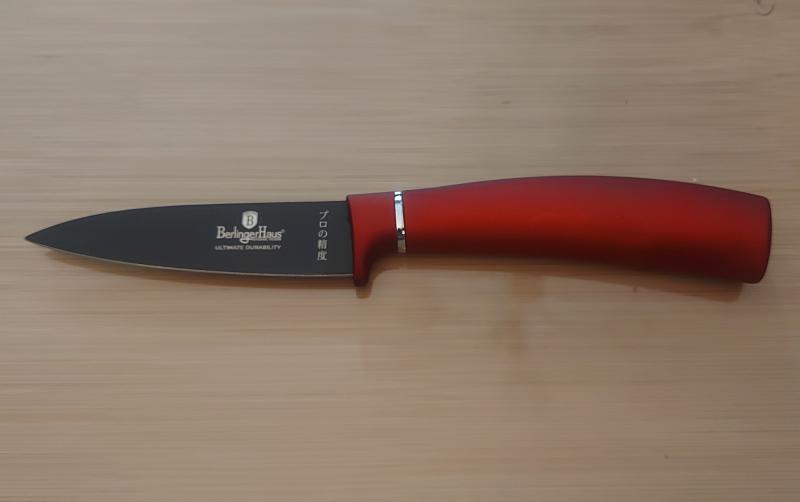 BH Burgundy hámozó kés, 8,5cm, nem dobozos