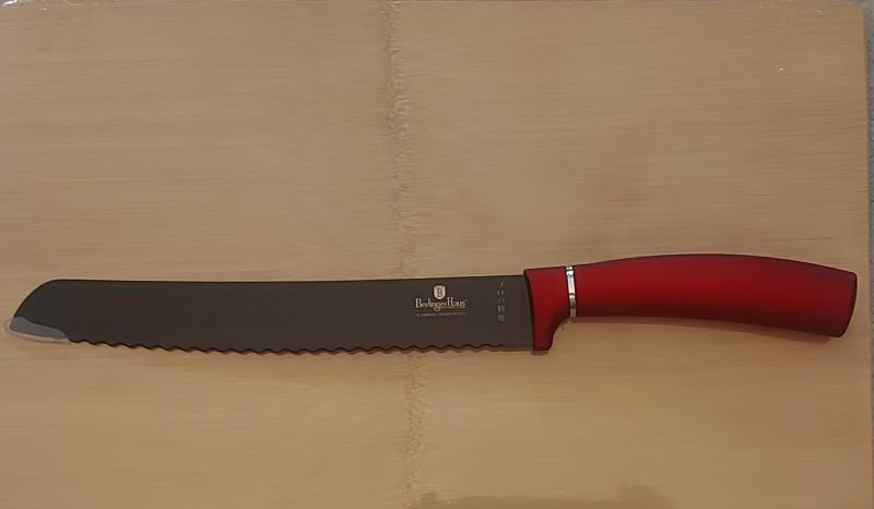 BH Burgundy kenyérvágó kés, 20cm, nem dobozos