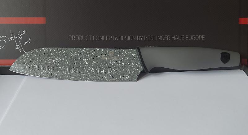 BH Marble coating Santoku kés, 31cm (él: 17cm), nem dobozos