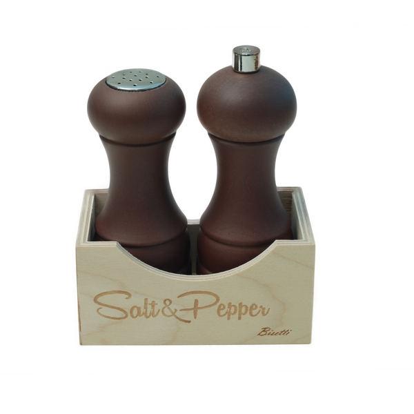 Bisetti Só-, borstartó + faállvány 15cm NAPOLI