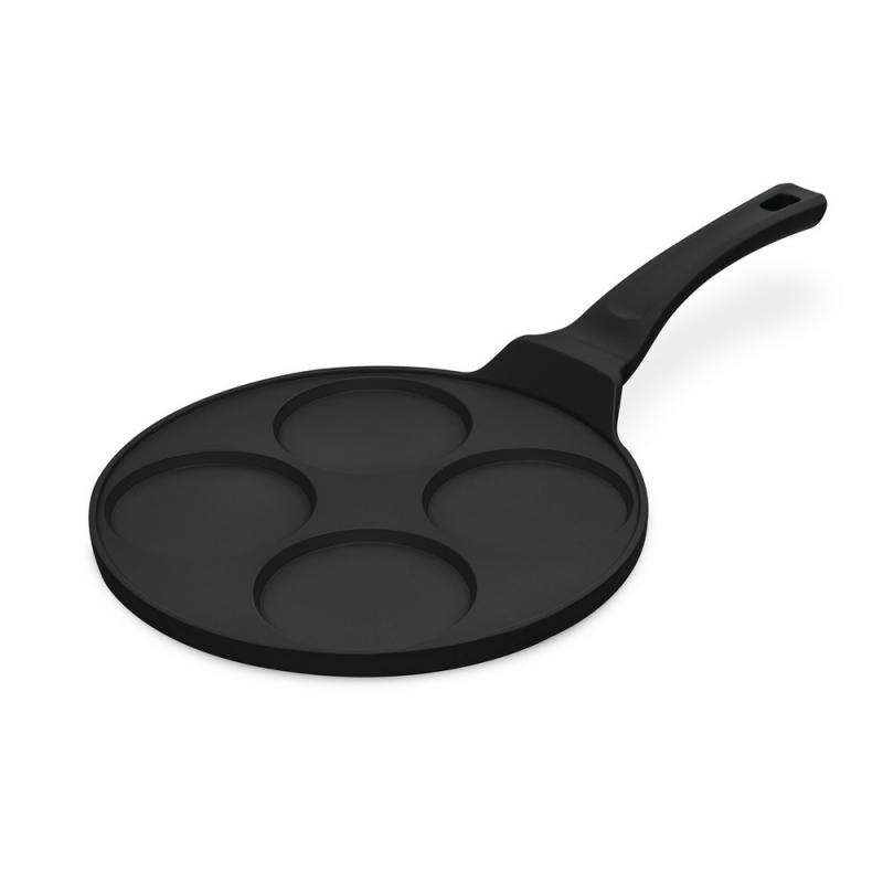 BLACK bevonatos 4 lyukú tojássütő 26cm indukciós BH-7795