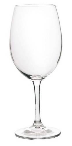 BOHEMIA MARTINA vörösboros kristálypohár, 45 cl, 6 db, 416032