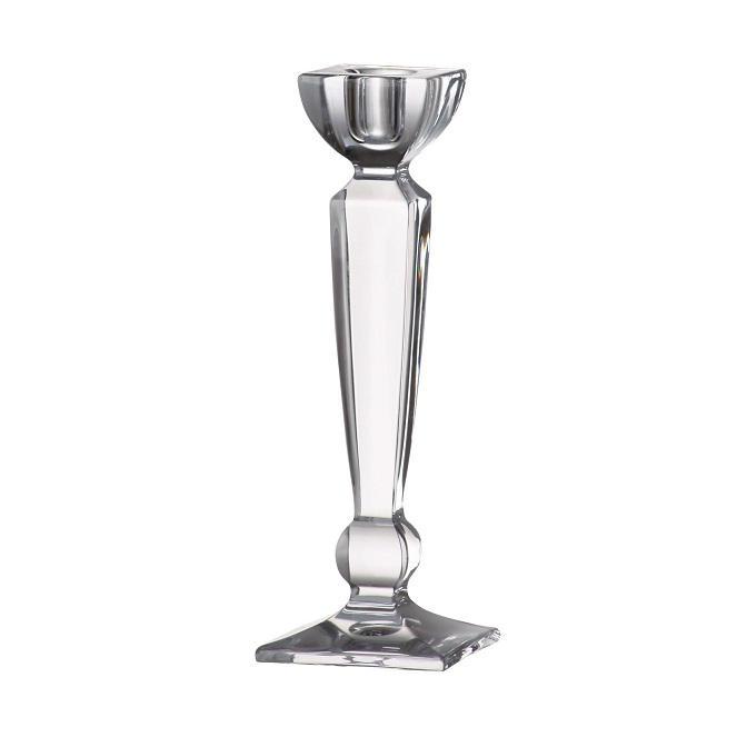 BOHEMIA OLYMPIA kristály talpas gyertyatartó 21 cm