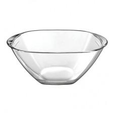 Borgonovo Magic salátás-desszertes üvegtál, 24,5 cm, 1 db, 186051