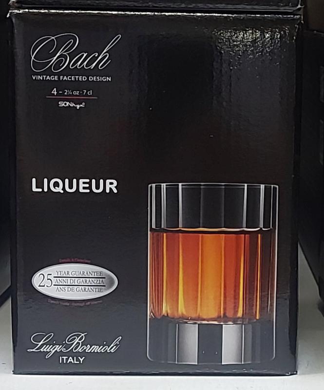 Bormioli Bach likőrös pohár, 7cl, 4db