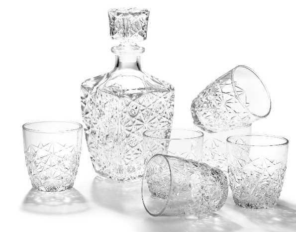 BORMIOLI Luxhem Dedalo, whiskys készlet, 7 részes, 119223