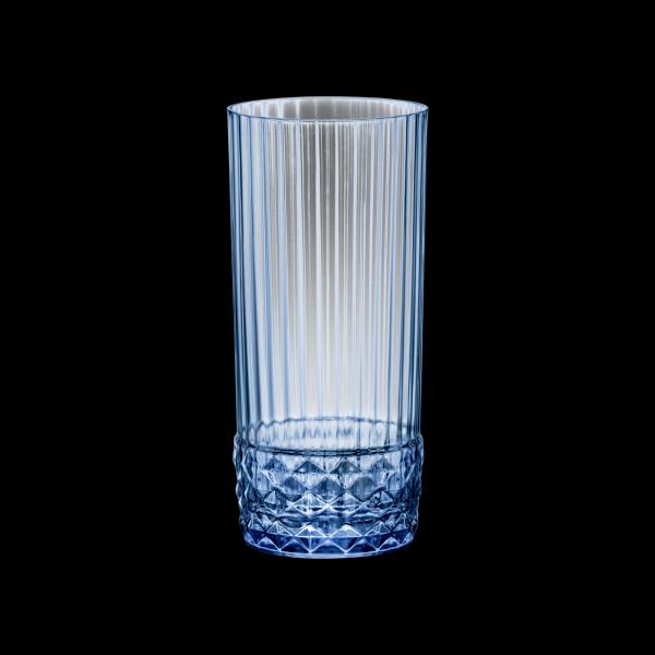 Bormioli Rocco America 20s Cooler Sapphire (kék) üdítős pohár, 49 cl, 6 db