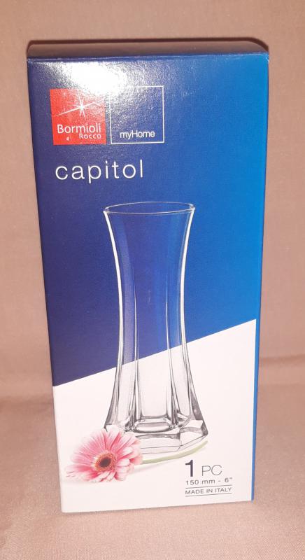 Bormioli Rocco Capitol üvegváza/virágváza, 15 cm, 119100