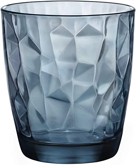 Bormioli Rocco Diamond Ocean Blue pohár, kék, 30 cl, 1 db