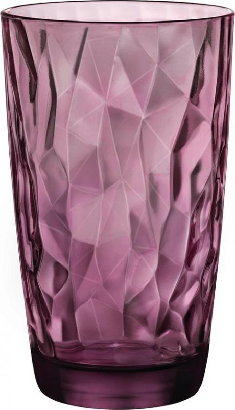 Bormioli Rocco Diamond Rock Purple pohár, cooler, 47 cl, 1 db