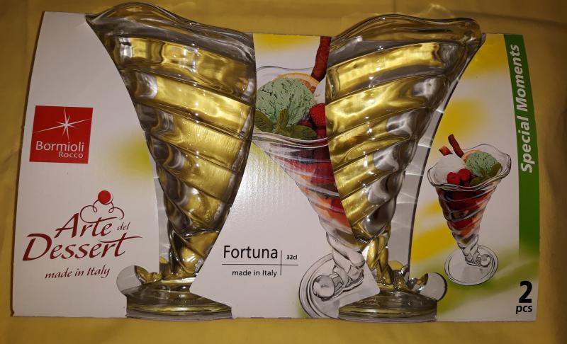 BORMIOLI ROCCO FORTUNA-TRANS fagylaltkehely, 32 cl, 2 db, 119441