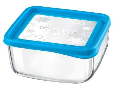 Bormioli Rocco Frigoverre Fun Azzurro szögletes doboz, 19x19 cm, kék,119797