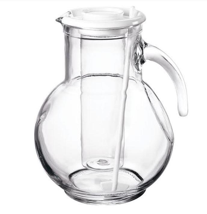 Bormioli Rocco KUFRA FEHÉR kancsó hűtőbetéttel, 2 l,