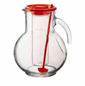 Bormioli Rocco KUFRA ROSSO kancsó hűtőbetéttel 2 l, 119107