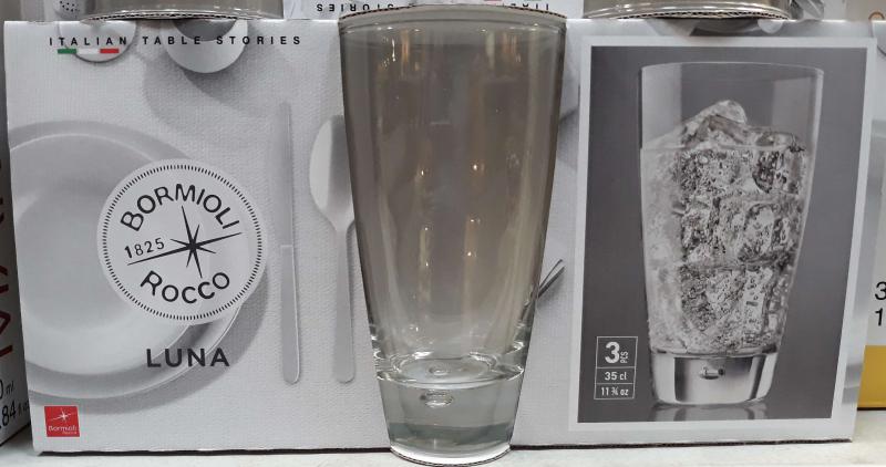 BORMIOLI ROCCO LUNA - LYBRA üdítős pohár, 35 cl, 3 db, 119725