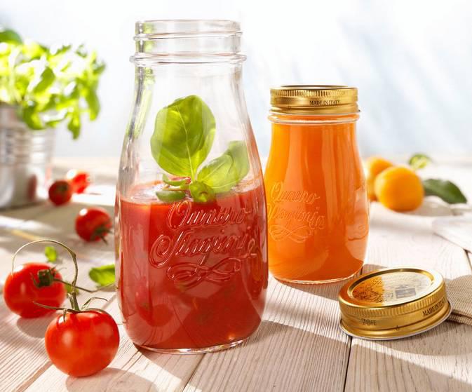 Bormioli Rocco Quattro Stagioni befőttes üveg+tető, magas, 0,2 liter, 119833