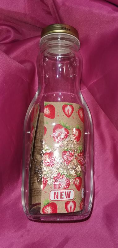 Bormioli Rocco Quattro Stagioni Juice tároló üveg+tető, 1 liter, 119991