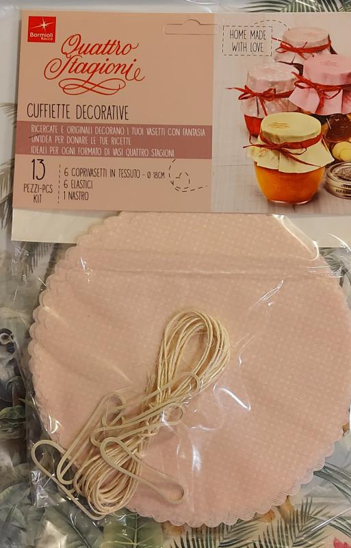 Bormioli Rocco Quattro tároló üvegre való díszítő kendő, 6db, 119730