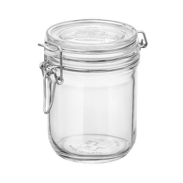 Bormioli Rocco trans csatos üveg (kerek-hengeres), 0,5 liter, 1 db