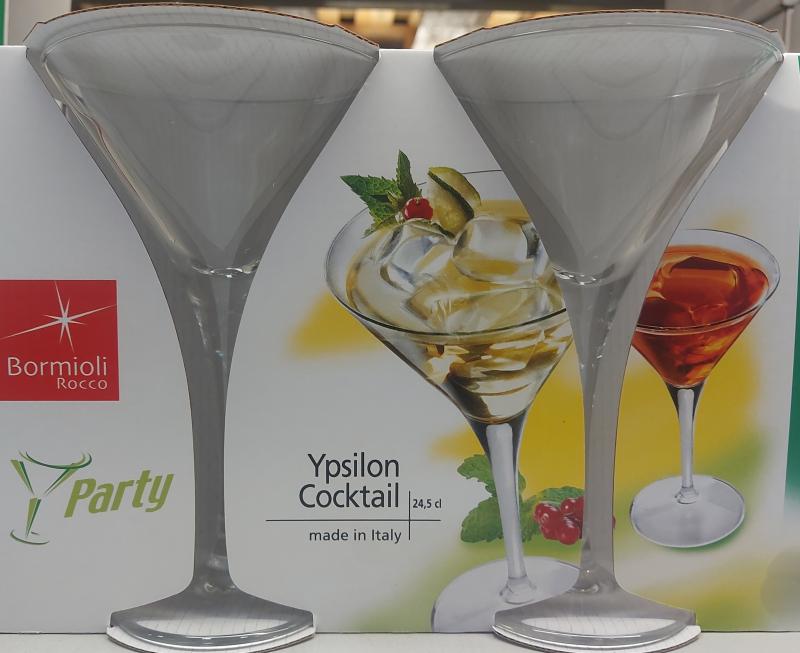 Bormioli Rocco Ypsilon talpas koktélos pohár 24,5, 2db