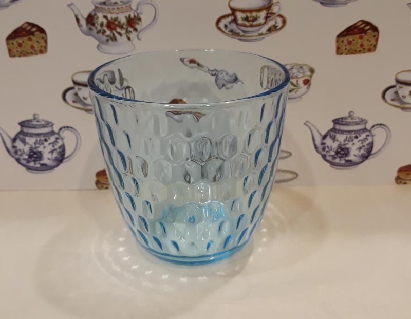 Bormioli SLOT Lively Blue, kék vizespohár, üveg, 29 cl,  6 db