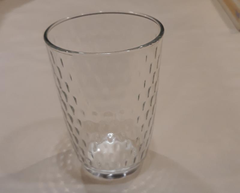 Bormioli SLOT Trans átlátszó üdítős pohár, üveg, 39 cl, 6 db