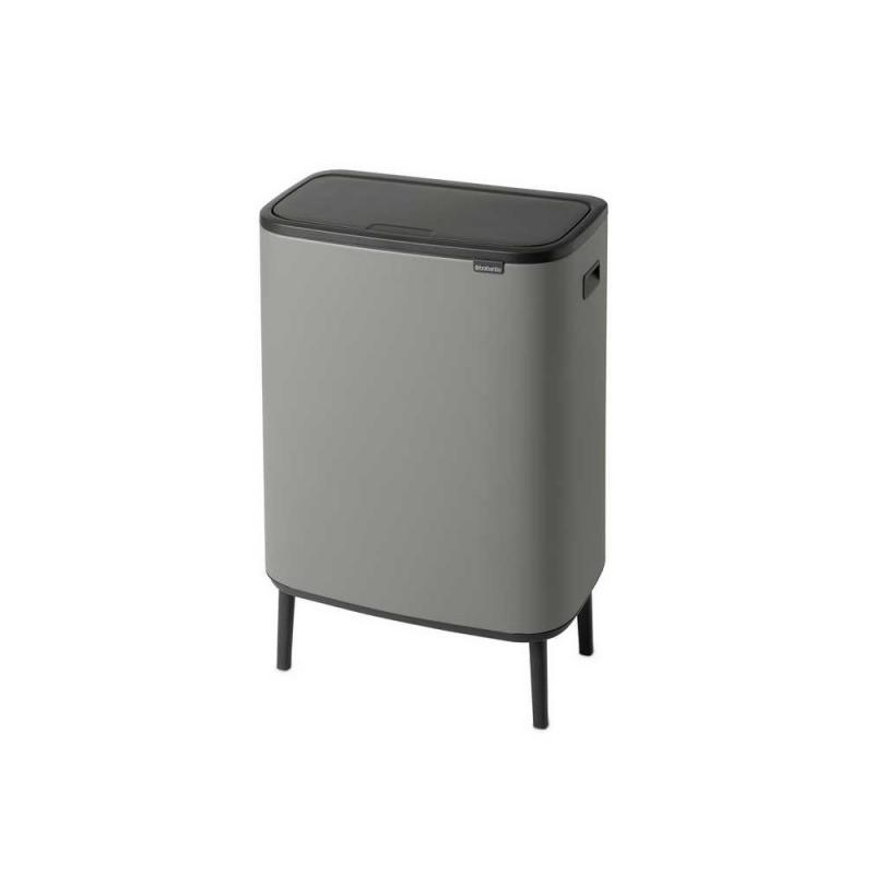 BRABANTIA BO TOUCH BIN HI patentos szemetes 60l , MINERAL CONCRETE GREY, 130281