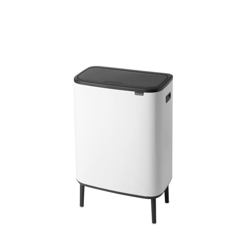 BRABANTIA BO TOUCH BIN HI patentos szemetes white 2x30l , fehér, 130601