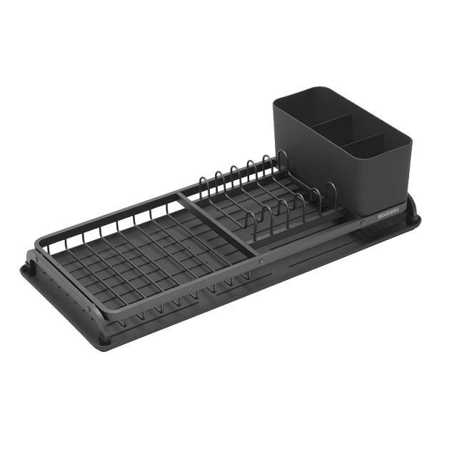 BRABANTIA edényszárító+tálca kicsi DARK GREY, sötét szürke, 117268