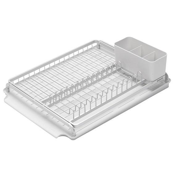 BRABANTIA edényszárító+tálca nagy LIGHT GREY, világos szürke, 117428