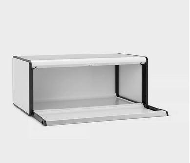 Brabantia Fém kenyérdoboz 2 kg szögletes (patentos) FALL FRONT, fehér, 236785