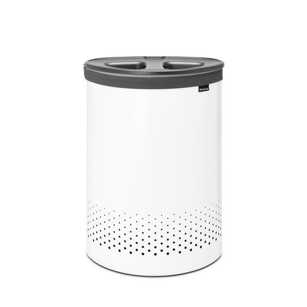 Brabantia Fém szennyesruhatartó 2 részes. 55l White, fehér, 304903