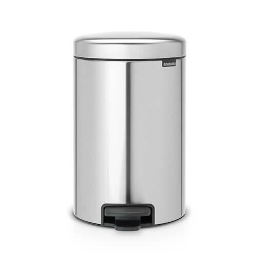 Brabantia Pedal Bin Newicon Matt Steel FPP, 12 liter, ped.szemetes, ujjlenyom.mentes 112041