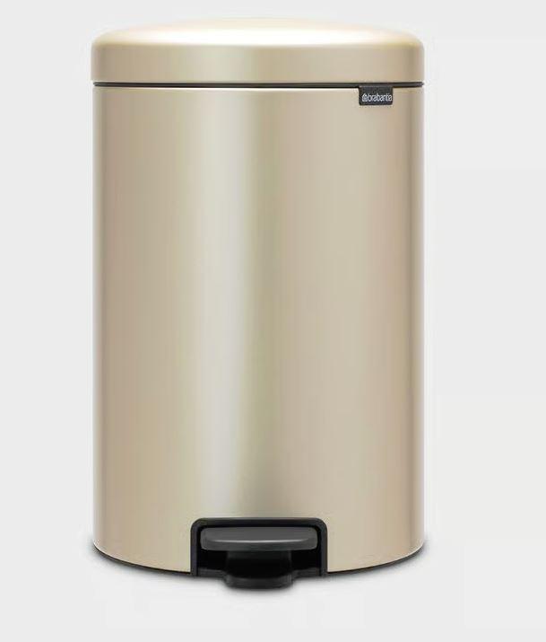 Brabantia PEDAL BIN NEWICON pedálos szemetes 20L METALLIC GOLD, 304460