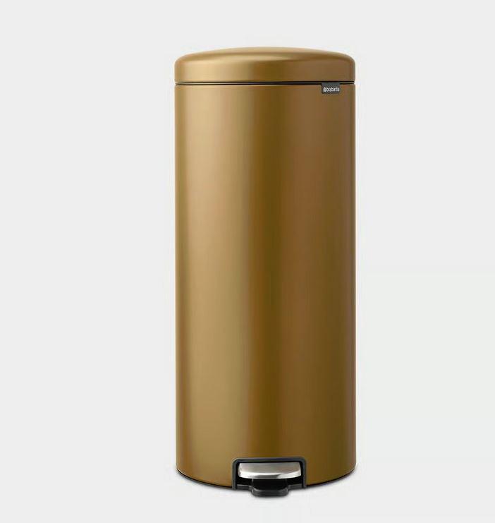 Brabantia PEDAL BIN NEWICON pedálos szemetes 30L Warm Brass, 238581