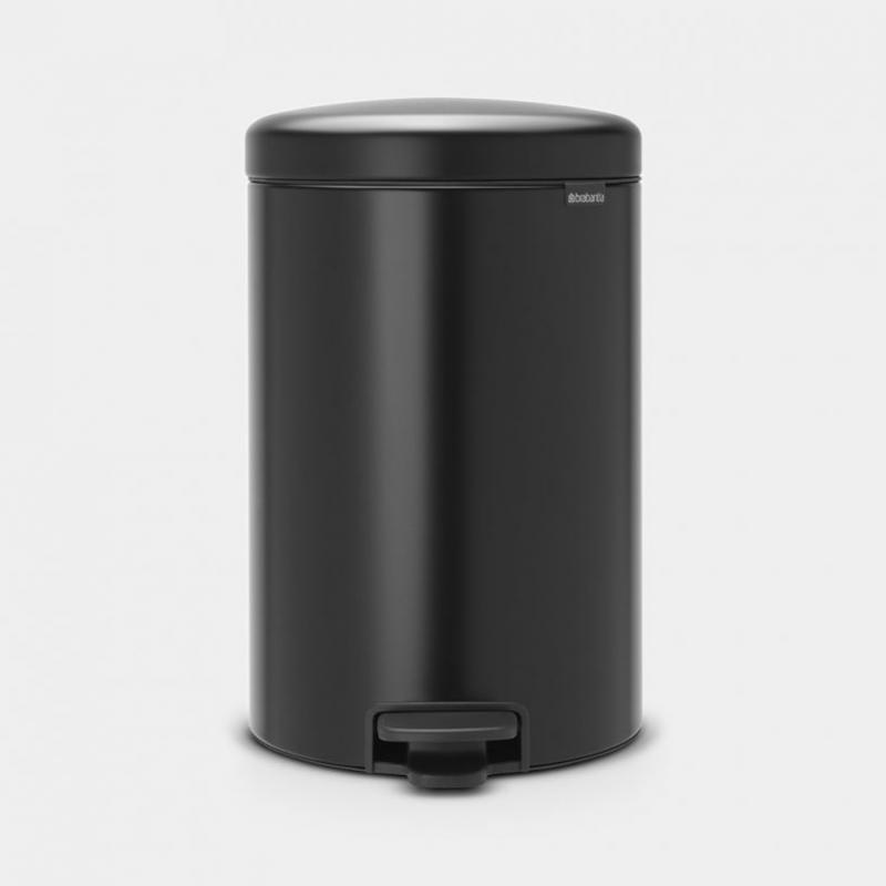 Brabantia PEDAL BIN NEWICON ped.szemetes 20L MATT BLACK, 114106