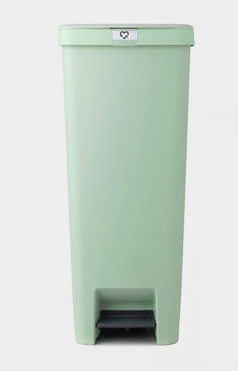Brabantia STEPUP PEDAL BIN műanyag szemetes 40l Jade Green, 800108