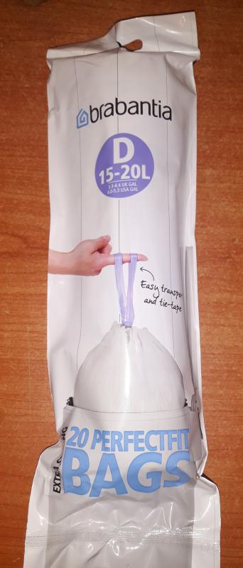 BRABANTIA Szemeteszsák, 15 liter, 20 db, /D/, 246760