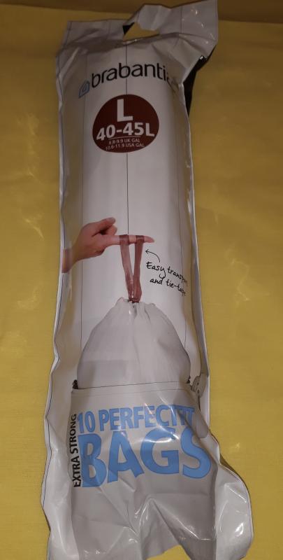 BRABANTIA Szemeteszsák, 40-45 liter, 10 db, /L/, 371547