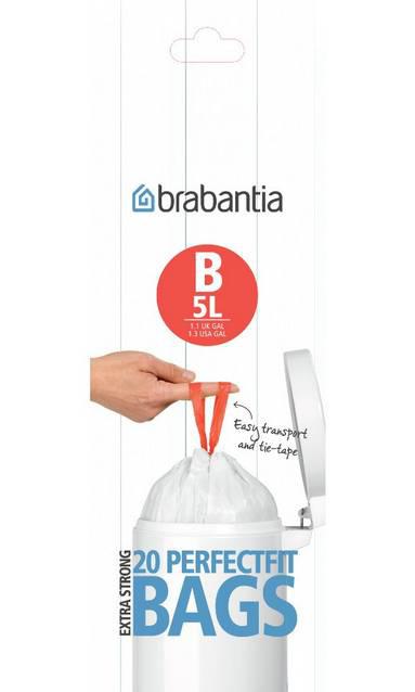 BRABANTIA szemeteszsák, 5 liter, 20 db, /B/, 311741