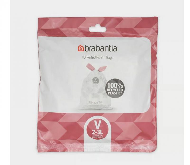 Brabantia Szemeteszsák V 2-3l 40db /21x21cm, 100253