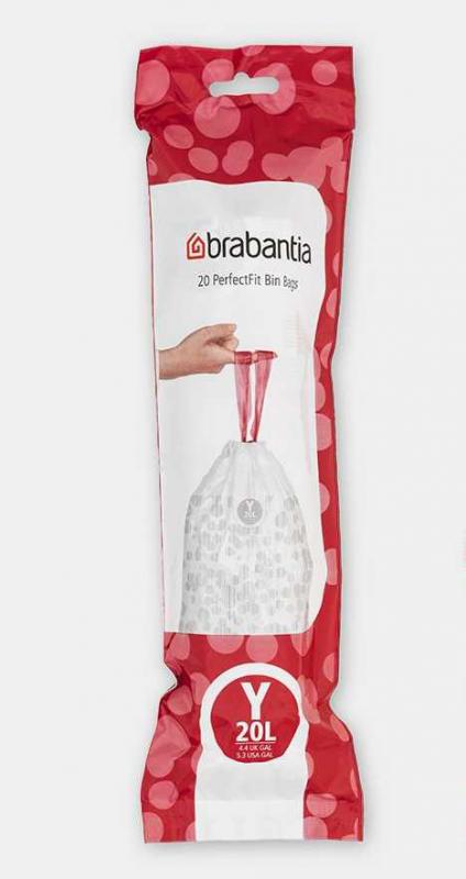 BRABANTIA Szemeteszsák Y 20l 20 db, 116742
