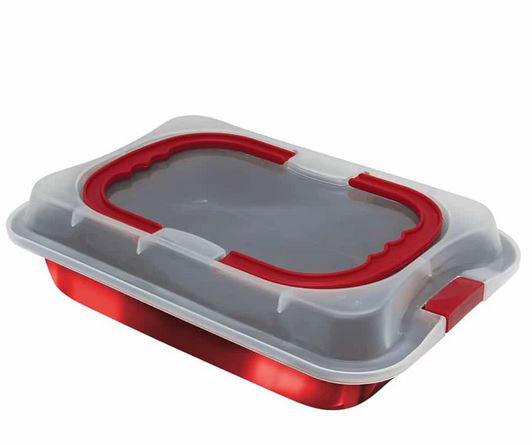 BURGUNDY bev. tepsi+műa.fedő 36,5x24,5x5,5 cm BH-7862