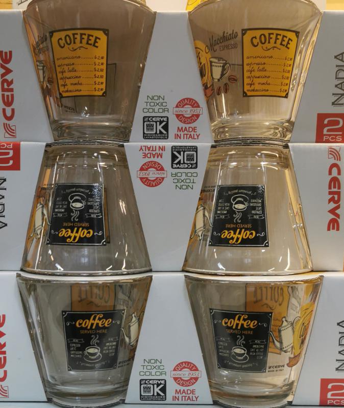 Cerve Nadia Italian Coffee kávés-teás csésze, 28 cl, 2 db, M76660