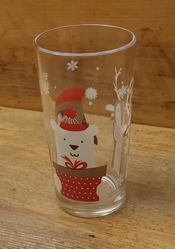 Cerve Winter Friends karácsonyi pohár, üveg, 25cl, 1db